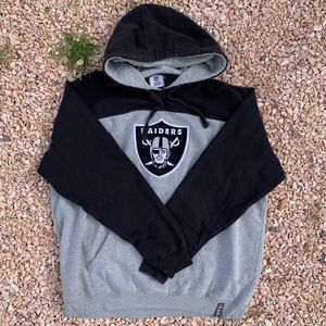 Authentic Raiders Hoodie- NFL Team Apparel Sz Lrg
